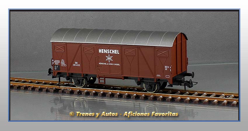 Vagón cerrado Henschel - DB